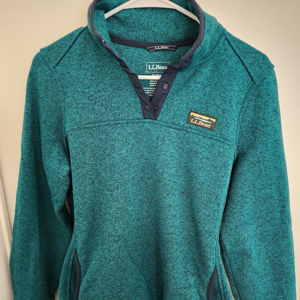 L.L.Bean 1/4 Button Fleece Women's Jacket